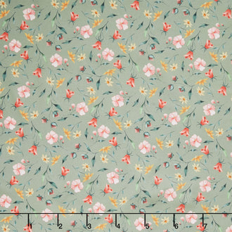 Petal Pixies - Pretty Sprigs Leaf Yardage