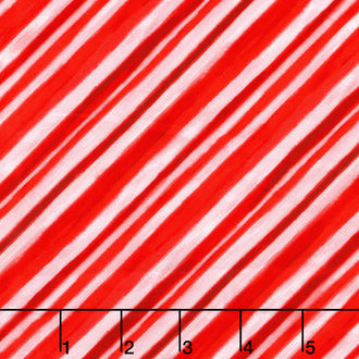 Meowy Christmas - Christmas Stripe Candy Cane Yardage