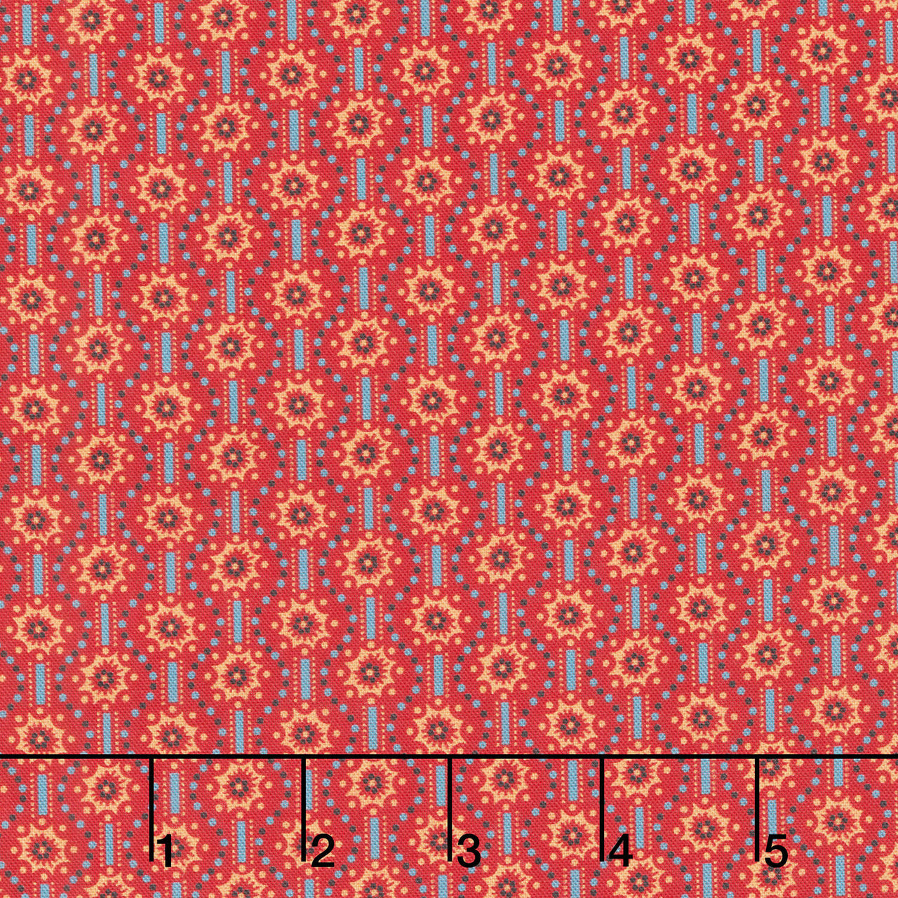 Circa - Turkey Red Sunbursts Turkey Red Yardage