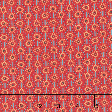 Circa - Turkey Red Sunbursts Turkey Red Yardage