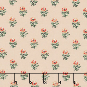 Circa - Turkey Red Corsage Tan Yardage