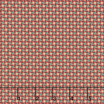 Circa - Turkey Red Pinwheels Turkey Red Yardage