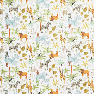 King of the Jungle - Living a Wild Life Deep Ivory Yardage