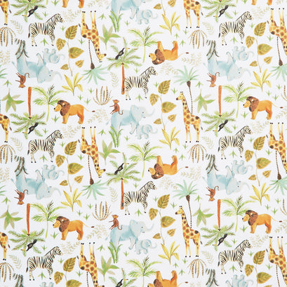 King of the Jungle - Living a Wild Life Deep Ivory Yardage