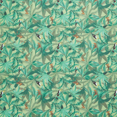 King of the Jungle - Canopy Creatures Bright Leaf Yardage