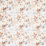 Petal and Purr - Purrflect Plants White Yardage