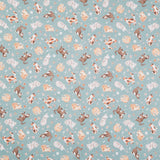 Petal and Purr - Feline Friends Sage Yardage