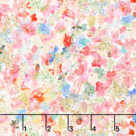 Forest Fruits - Sweet Pollen Pink Yardage