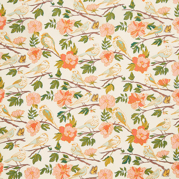 Lush Life - Birds of a Feather Ivory Yardage