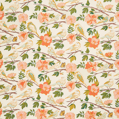 Lush Life - Birds of a Feather Ivory Yardage