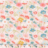 Lush Life - Blooming Cosmos Pale Pink Yardage