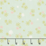 Lush Life - Dappled Daisies Mint Yardage