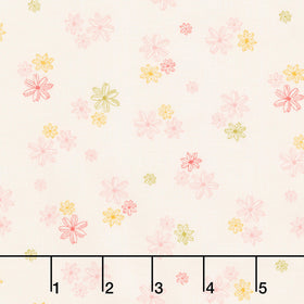 Lush Life - Dappled Daisies Ivory Yardage