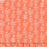 Lush Life - Flower Chain Coral Yardage