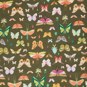 Insectarium - On Display Olive Yardage