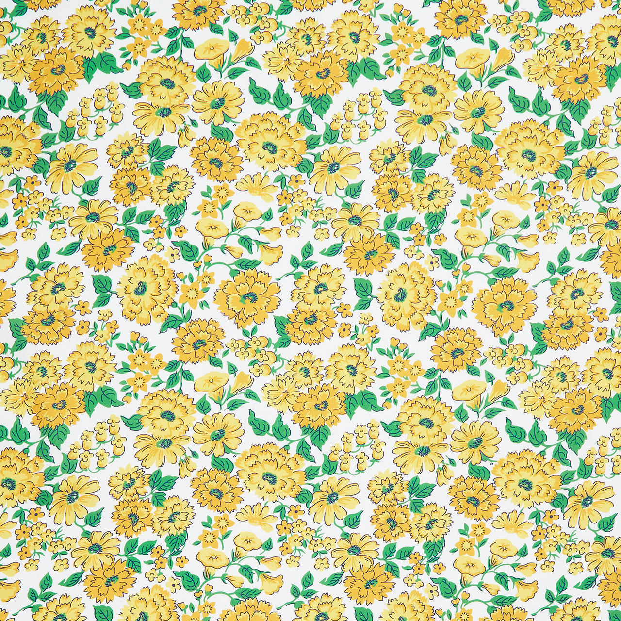 Merry Go Round - Blooming Meadow Yellow Yardage