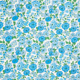 Merry Go Round - Blooming Meadow Blue Yardage