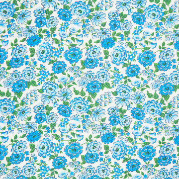 Merry Go Round - Blooming Meadow Blue Yardage