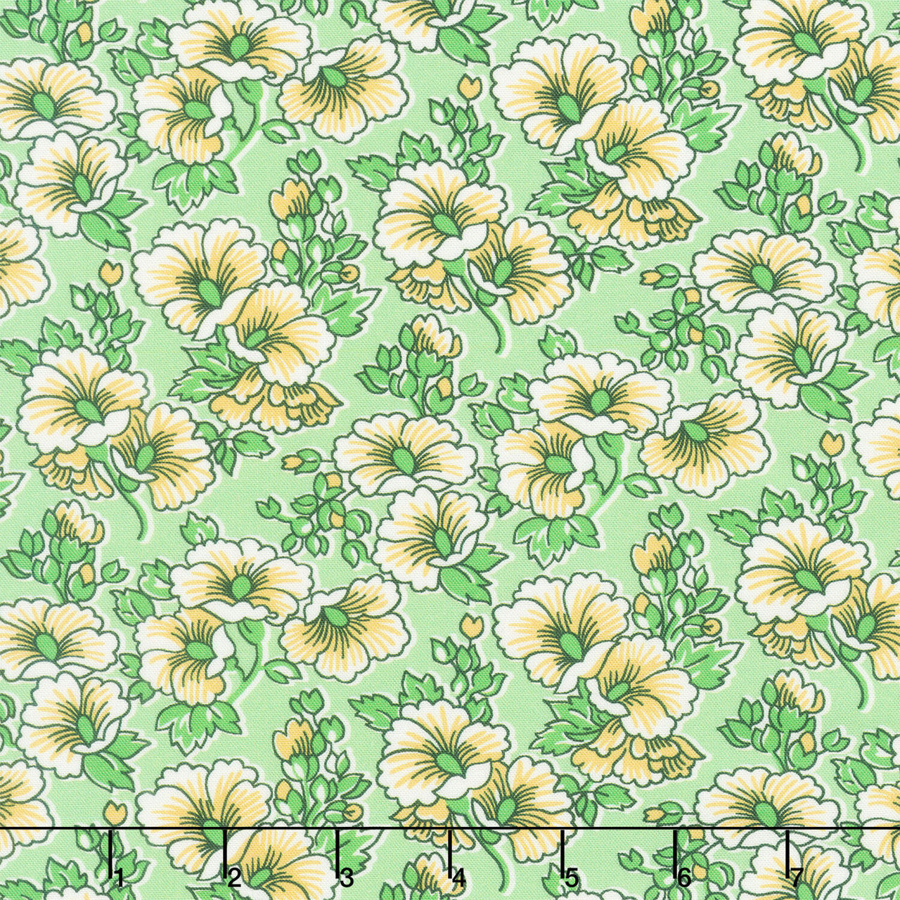 Merry Go Round - Buttercup Green Yardage