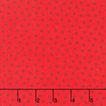Merry Go Round - Polka Dot Red Yardage