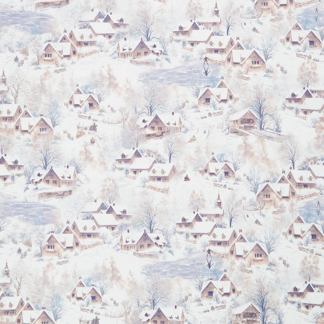 Winter Whisper - Into the Village Snow Yardage