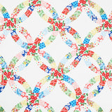 Merry Go Round Double Wedding Ring Multi 108" Wide Backing