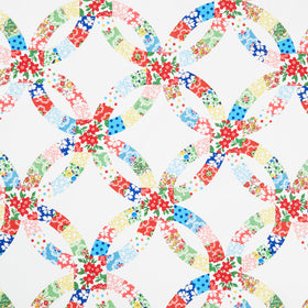 Merry Go Round Double Wedding Ring Multi 108" Wide Backing