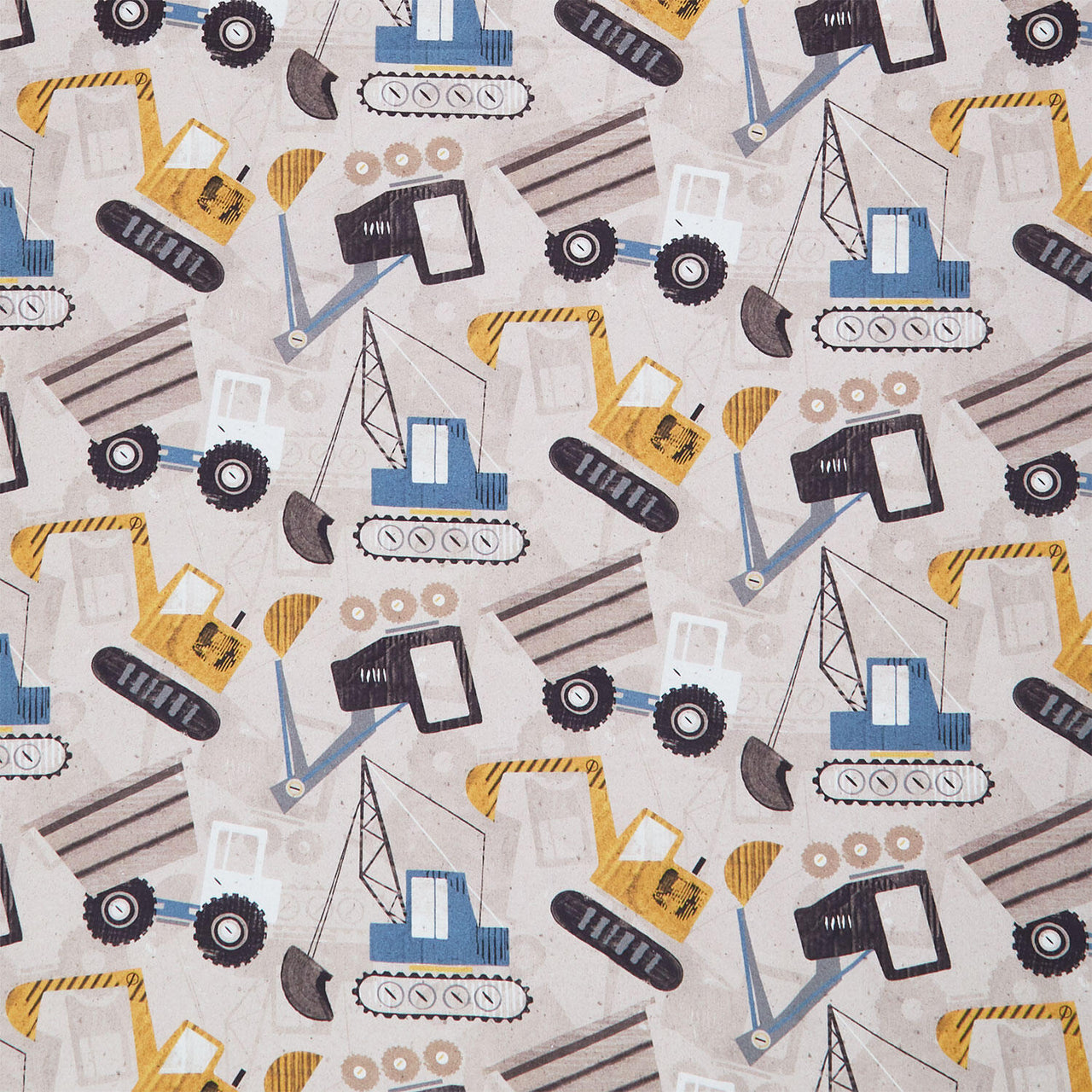 Diggers and Dozers - Construction Site Cement Yardage