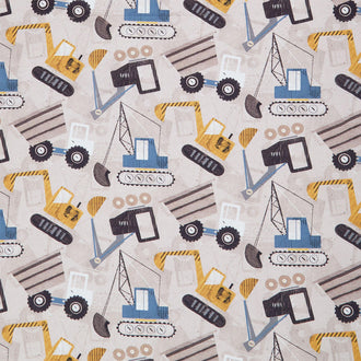 Diggers and Dozers - Construction Site Cement Yardage