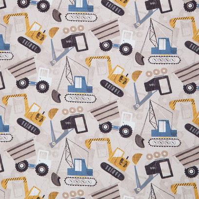 Diggers and Dozers - Construction Site Cement Yardage