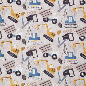 Diggers and Dozers - Construction Site Cement Yardage