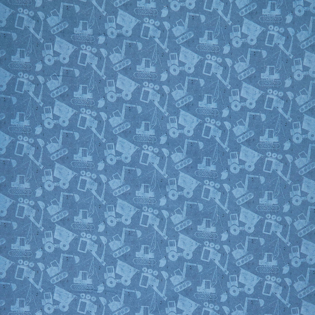 Diggers and Dozers - Load by Load Workwear Blue Yardage