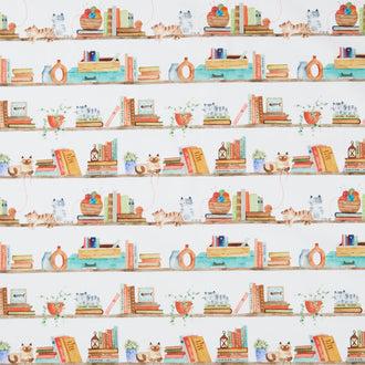 Cats Around Town - Cats on Display Ivory Yardage