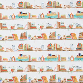 Cats Around Town - Cats on Display Ivory Yardage