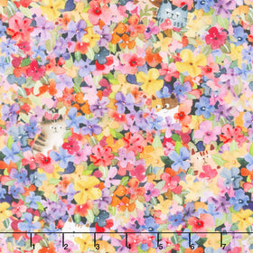 Cats Around Town - Peek-A-Boo Multi Yardage