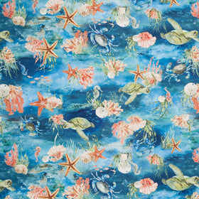 Ocean Life - Deep Sea Blues Yardage
