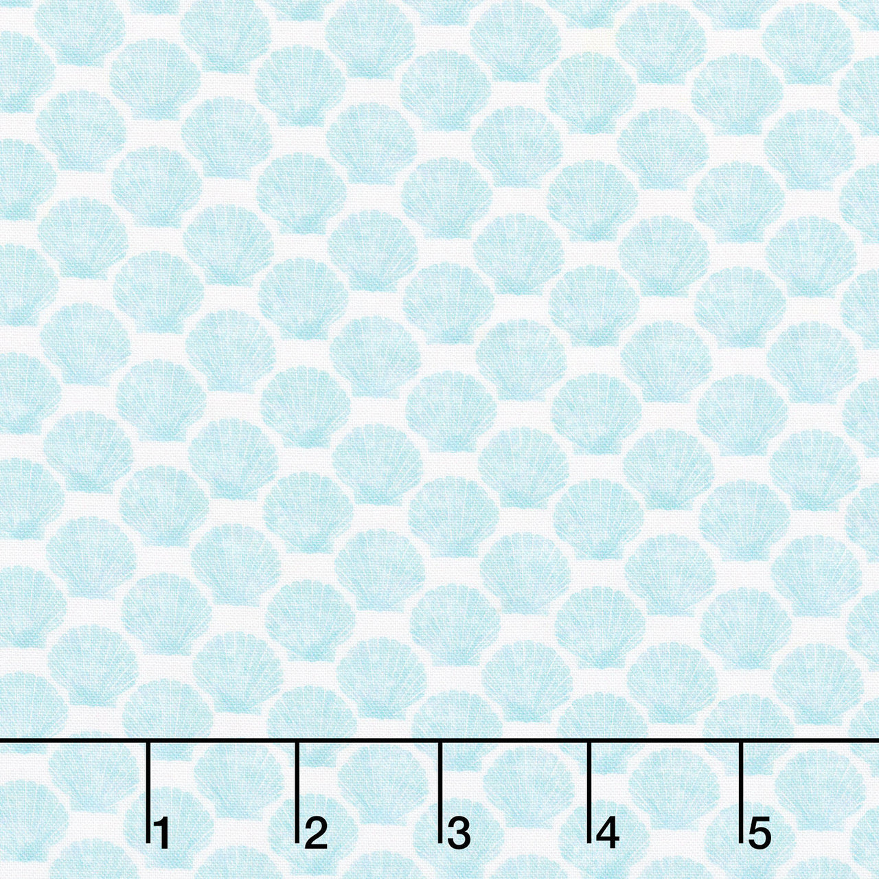 Ocean Life - Shell Turquoise Yardage