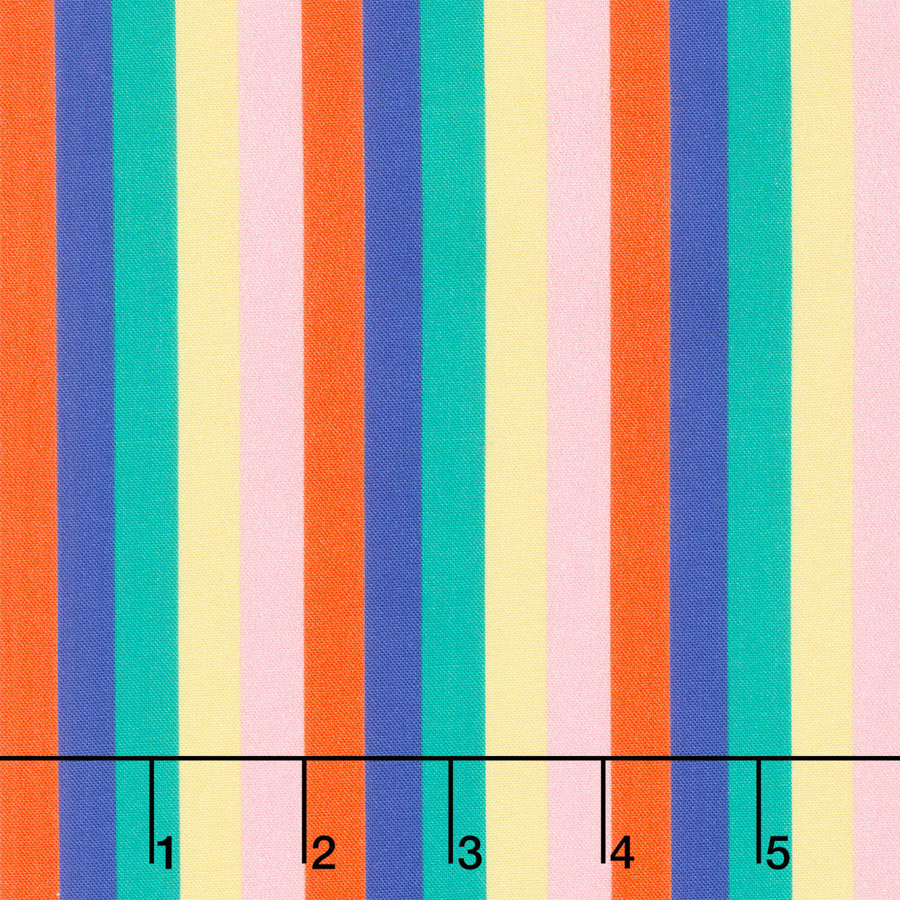 Rainbow Vale - Rainbow Stripe Multi Yardage