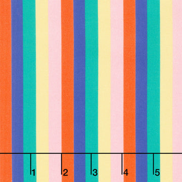 Rainbow Vale - Rainbow Stripe Multi Yardage
