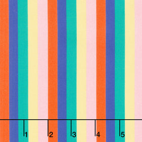 Rainbow Vale - Rainbow Stripe Multi Yardage