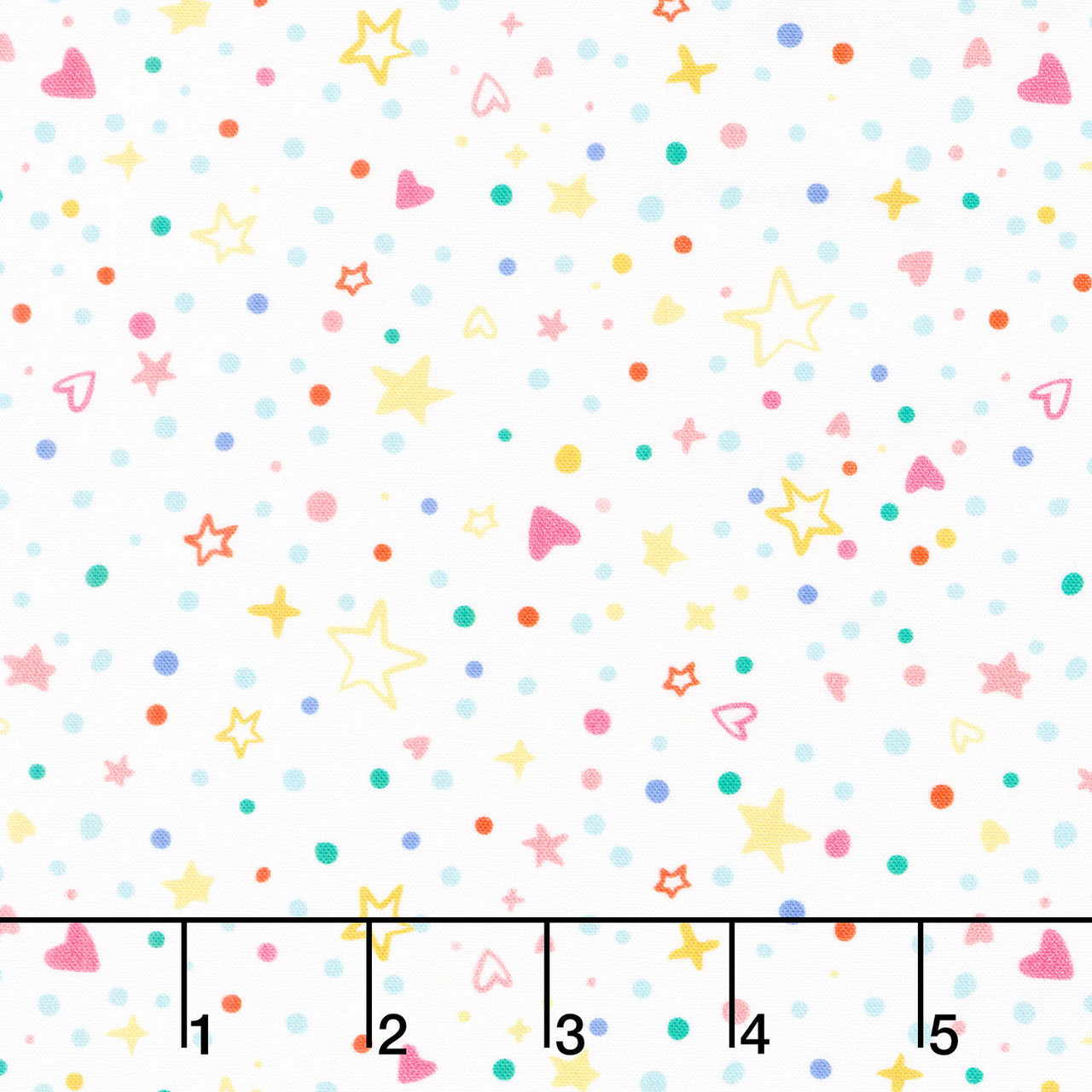 Rainbow Vale - Confetti Sparkle Cloud Yardage