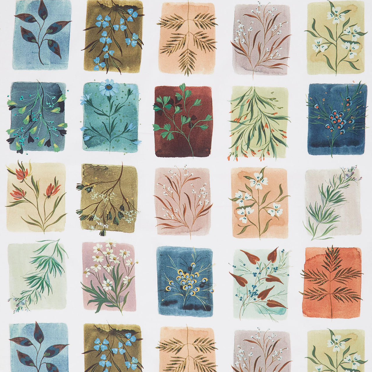 Bloomfield - Tiny Botanicals Linen Yardage