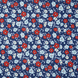 Front Porch - Vining Blooms Navy Yardage