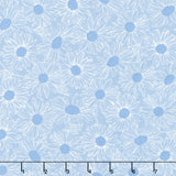 Front Porch - Daisy Field Powder Blue Yardage