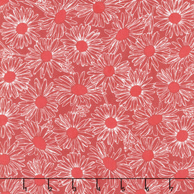 Front Porch - Daisy Field Cherry Yardage