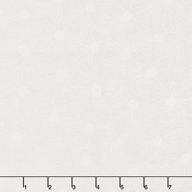 Front Porch - Daisy Field White On White Yardage