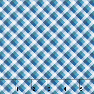 Front Porch - Picnic Gingham Sky Yardage