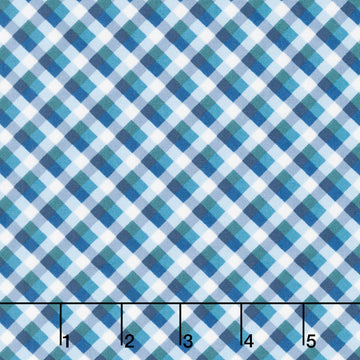 Front Porch - Picnic Gingham Sky Yardage