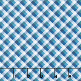Front Porch - Picnic Gingham Sky Yardage