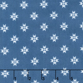 Front Porch - Quilt Star Navy Yardage